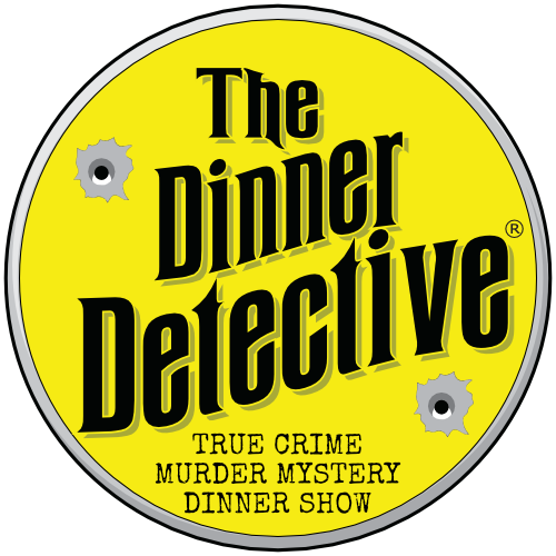 The Dinner Detective True Crime Mystery Show logo